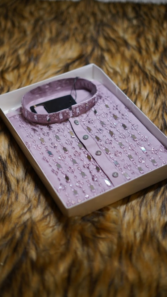 Premium Embroidered Panjabi mirror