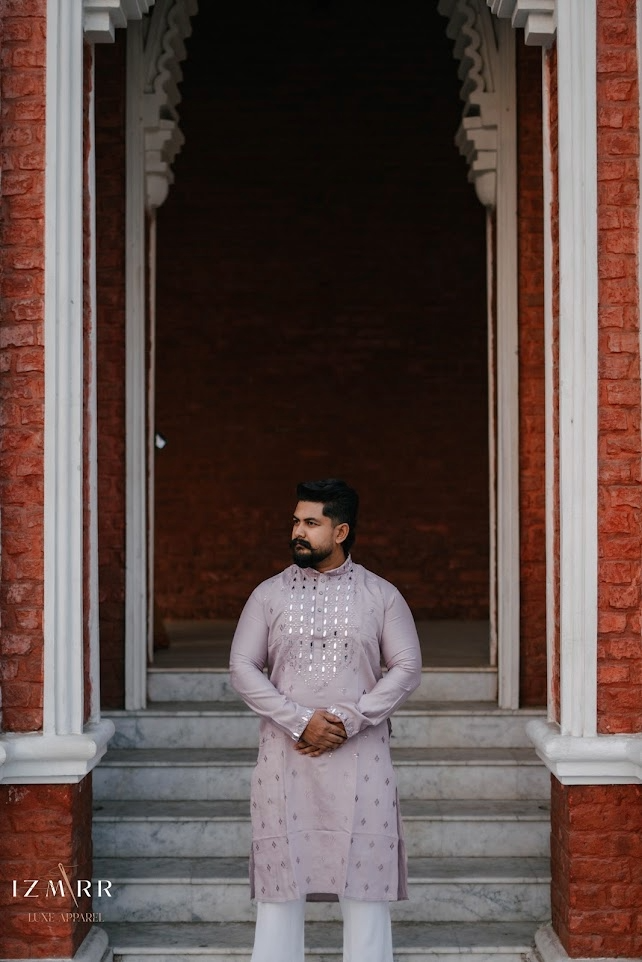 Premium Embroidered Panjabi mirror